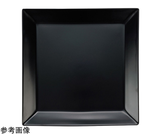 福井クラフト 26cm 角スクウェプレート 総黒艶消 50028650 1個（ご注文単位1個）【直送品】