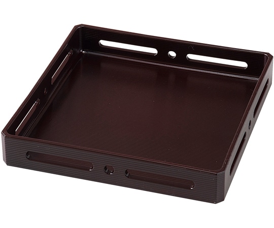 福井クラフト 6寸 角すかし盛器 新溜 51306201 1個（ご注文単位1個）【直送品】