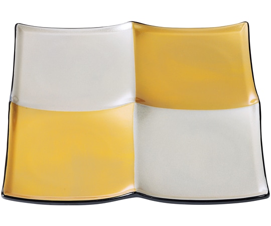 福井クラフト ABS4連プレート 金銀粉蒔市松裏黒(全面塗) 51019110 1個（ご注文単位1個）【直送品】