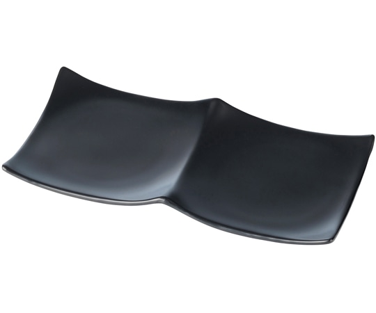 福井クラフト ABS2連プレート 黒艶消(裏黒) 50023215 1個（ご注文単位1個）【直送品】