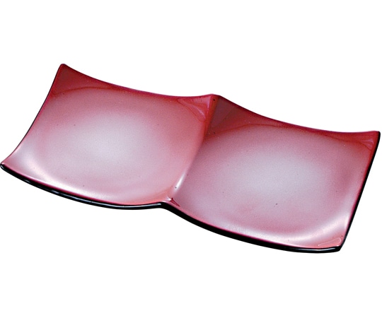 福井クラフト ABS2連プレート 朱銀かすみ裏黒 51016960 1個（ご注文単位1個）【直送品】