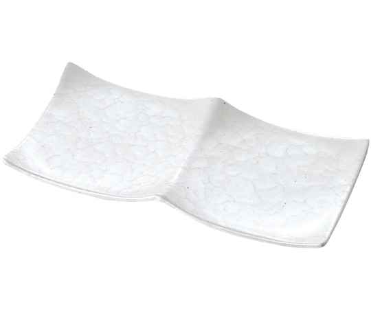 福井クラフト ABS2連プレート ホワイトアクア裏黒汚染防止 51016995 1個（ご注文単位1個）【直送品】