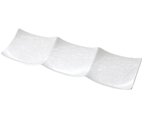 福井クラフト ABS3連プレート ホワイトアクア裏黒汚染防止 51017075 1個（ご注文単位1個）【直送品】