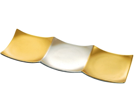 福井クラフト ABS3連プレート 金銀粉蒔市松裏黒 51017090 1個（ご注文単位1個）【直送品】