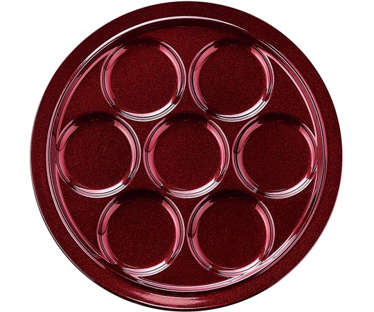 福井クラフト TA30cm 丸渕付7ップレート 溜パール(裏黒) 55013180 1個（ご注文単位1個）【直送品】