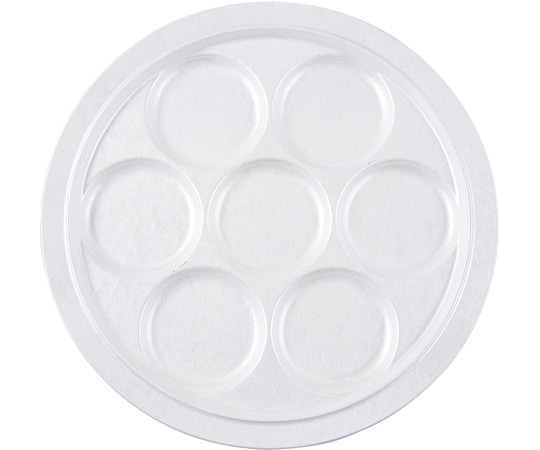 福井クラフト TA30cm 丸渕付7ップレート WHアクア(裏白)汚染防止 55013205 1個（ご注文単位1個）【直送品】