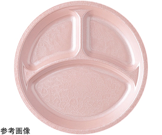 福井クラフト 耐熱27cm 丸プレート ピンクアクア(裏白塗) 51354800 1個（ご注文単位1個）【直送品】