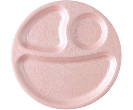 福井クラフト 耐熱27cm サークルプレート ライトピンクアクア(裏白) 17412500 1個（ご注文単位1個）【直送品】