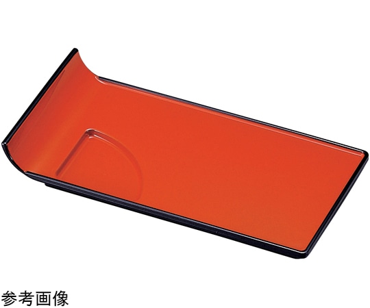 福井クラフト 耐熱ミニパーティー取皿 柿朱渕黒(裏黒塗) 51354820 1個（ご注文単位1個）【直送品】