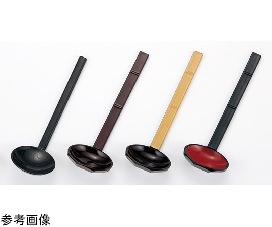 福井クラフト 耐熱田舎しゃもじ 黒内朱 51299040 1個（ご注文単位1個）【直送品】