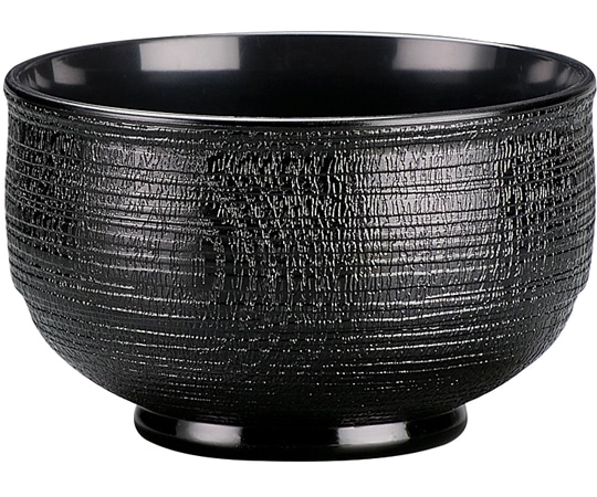 福井クラフト 助六飯椀 黒(内黒)(親) 39020462 1個（ご注文単位1個）【直送品】