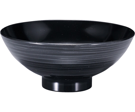 福井クラフト 一口飯椀 黒銀刷毛目内黒 33024680 1個（ご注文単位1個）【直送品】