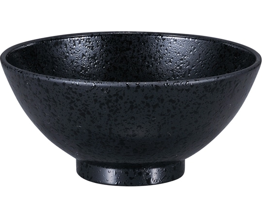 福井クラフト A4寸 七草飯椀 黒石目 33024760 1個（ご注文単位1個）【直送品】