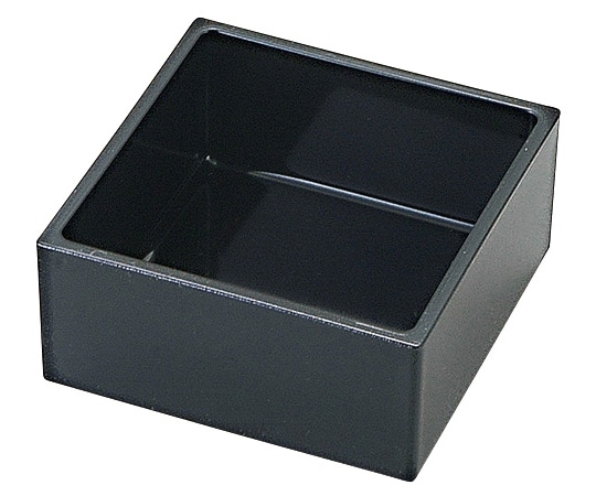 福井クラフト A69角小箱(7.5玉手重用1/6仕切)黒 15054870 1個（ご注文単位1個）【直送品】