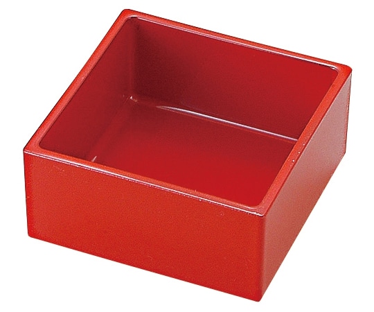 福井クラフト A 69角小箱(玉手重用)赤(二度塗り) 15054840 1個（ご注文単位1個）【直送品】