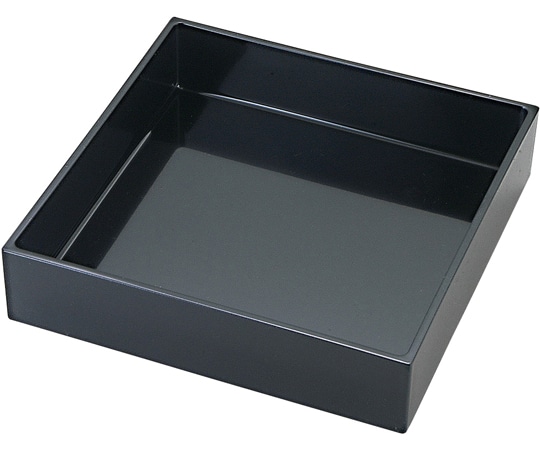 福井クラフト A 138×138 正角箱(玉手重用)黒 41320410 1個（ご注文単位1個）【直送品】