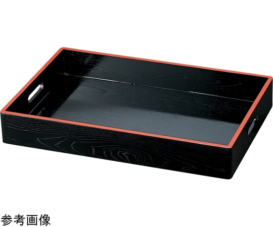 福井クラフト 木)2尺 3寸 料理箱 黒天朱 15104720 1個（ご注文単位1個）【直送品】