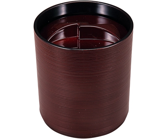 福井クラフト 耐熱式部箸洗椀(蓋親)溜内黒 30045450 1個（ご注文単位1個）【直送品】