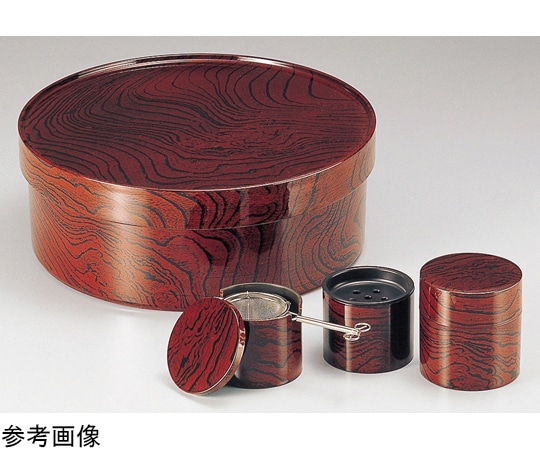 福井クラフト 切立型茶こし(蓋付)ケヤキ木目 81283360 1個（ご注文単位1個）【直送品】