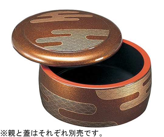 福井クラフト DX太鼓ちらし 梨地雲波(蓋) 72020031 1個（ご注文単位1個）【直送品】