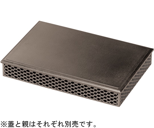 福井クラフト 尺3 京格子長角(親)ブロンズメタル/黒 41321780 1個（ご注文単位1個）【直送品】