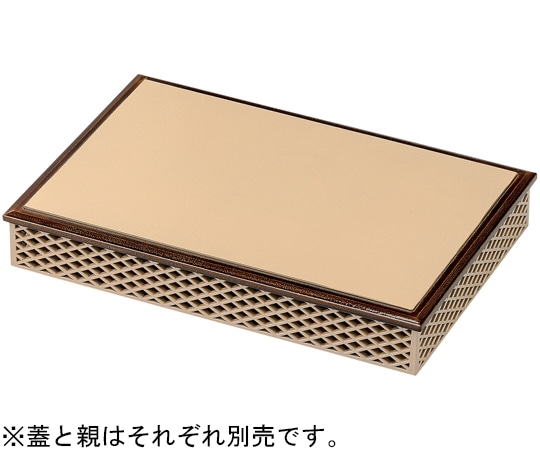 福井クラフト 尺3 長角蓋 銀/黒渕べっ甲 41321710 1個（ご注文単位1個）【直送品】