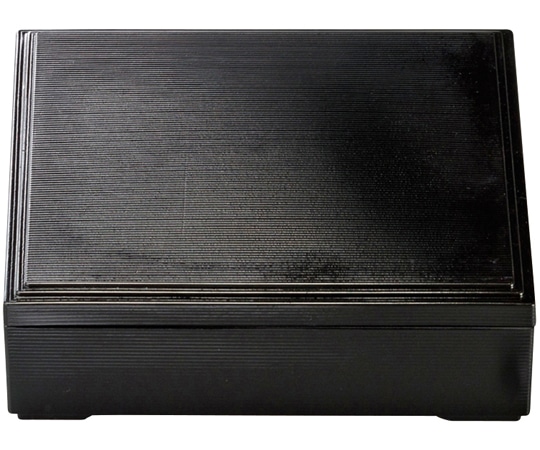 福井クラフト 8.5寸 千筋松花堂 黒内黒(印籠蓋付) 21041935 1個（ご注文単位1個）【直送品】