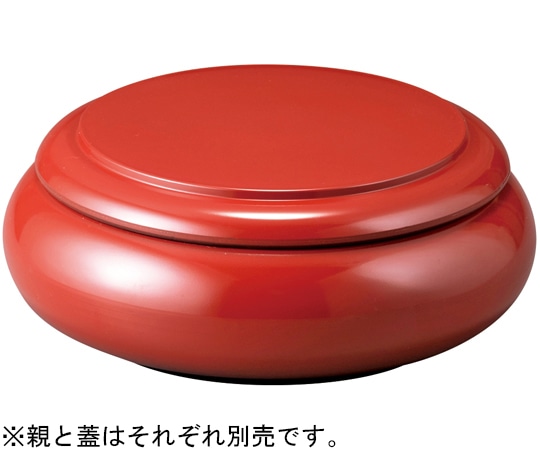 福井クラフト 寿司冠ちらし 蓋 朱 50261440 1個（ご注文単位1個）【直送品】