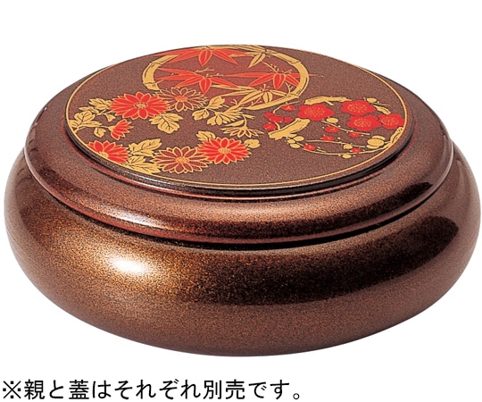 福井クラフト 寿司冠ちらし 蓋 梨地花丸 74010361 1個（ご注文単位1個）【直送品】