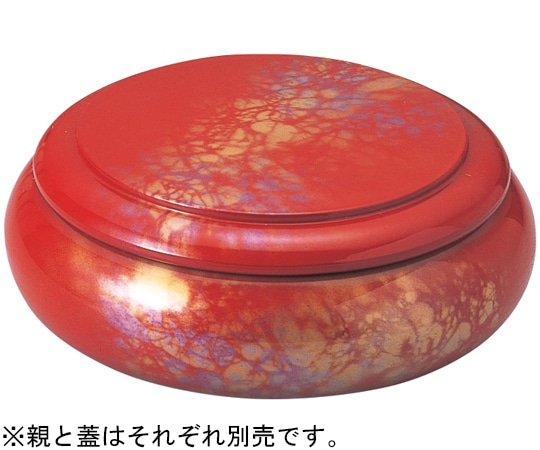 福井クラフト 寿冠鉢 ちらし 浅親)朱八雲(内黒 70014755 1個（ご注文単位1個）【直送品】