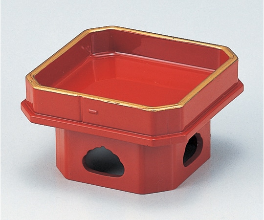 福井クラフト ミニ三宝 朱天金(底塗り有 51020920 1個（ご注文単位1個）【直送品】