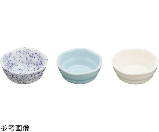 福井クラフト 陶)7.8cm 波縁丸小鉢 藍点 93017750 1個（ご注文単位1個）【直送品】