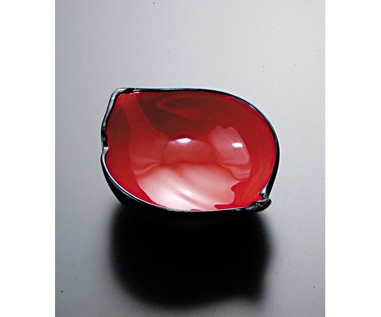 福井クラフト ABS葉小鉢 黒内朱 21181490 1個（ご注文単位1個）【直送品】