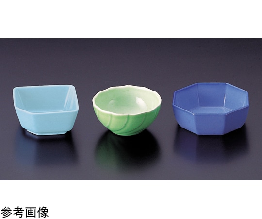 福井クラフト 陶)隅切角鉢 青白磁 97010080 1個（ご注文単位1個）【直送品】