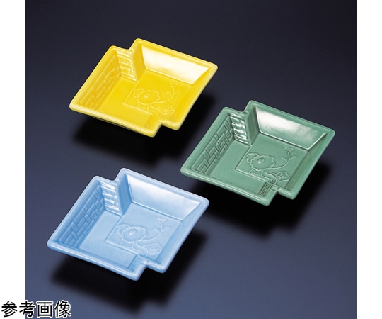 福井クラフト 陶)色紙小皿 青磁 80500230 1個（ご注文単位1個）【直送品】