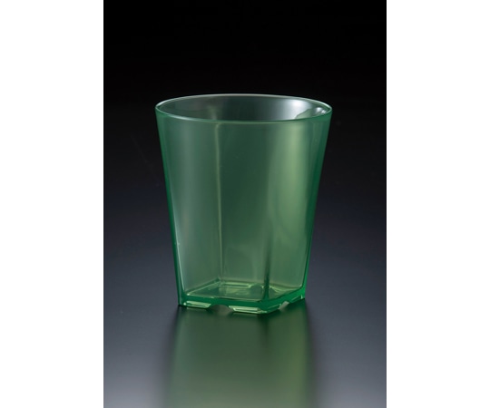 福井クラフト AS角丸コップ クリヤーグリーン 50024525 1個（ご注文単位1個）【直送品】