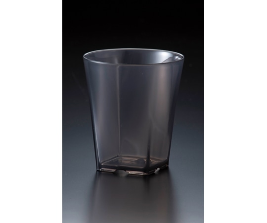 福井クラフト AS角丸コップ クリヤーグレー 50024540 1個（ご注文単位1個）【直送品】