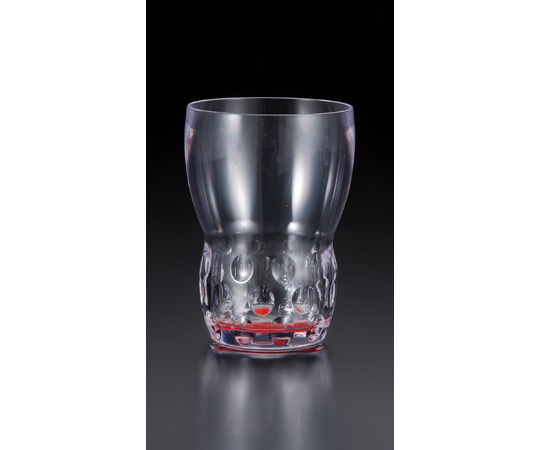 福井クラフト トライタン240cc クリスタルタンブラー レッド 51023744 1個（ご注文単位1個）【直送品】