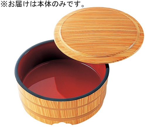 福井クラフト 7寸 ひやむぎ桶 白木内朱(本体) 38020640 1個（ご注文単位1個）【直送品】
