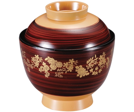 福井クラフト 耐熱3.2寸 玉子椀 四季折々 内黒 12033220 1個（ご注文単位1個）【直送品】