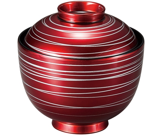 福井クラフト 耐熱室町小吸椀 ワインカラー乱 内黒 37001390 1個（ご注文単位1個）【直送品】