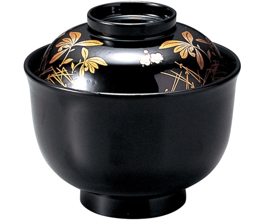 福井クラフト 耐熱都羽反小吸椀 黒匠 内黒 12024130 1個（ご注文単位1個）【直送品】