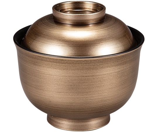 福井クラフト 耐熱都羽反小吸椀 金錆透き内黒 30044690 1個（ご注文単位1個）【直送品】