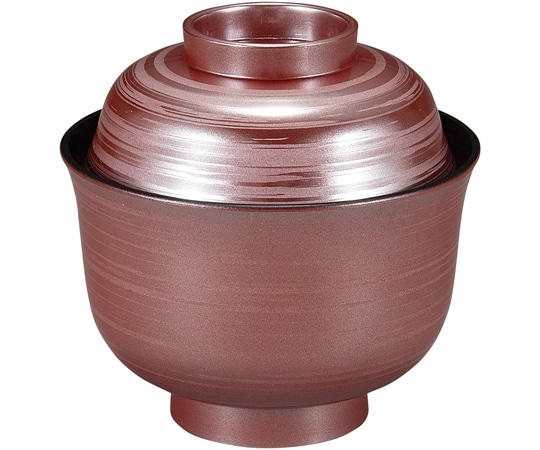 福井クラフト 耐熱3.3寸 羽反小吸椀 ワインカスミ内黒 30044710 1個（ご注文単位1個）【直送品】