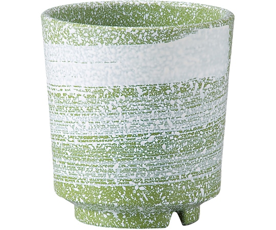 福井クラフト TA長湯呑 若葉刷毛目タタキ 50260480 1個（ご注文単位1個）【直送品】