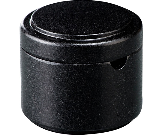 福井クラフト つつ型粉茶入れ 黒乾漆 13000218 1個（ご注文単位1個）【直送品】