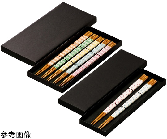 福井クラフト 箸 ボックス(二膳)黒 90031425 1個（ご注文単位1個）【直送品】