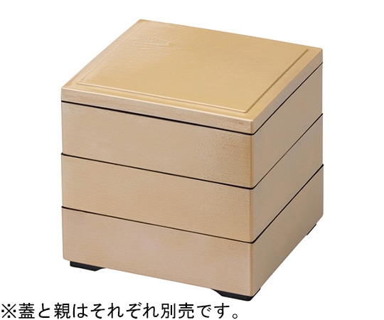 福井クラフト 5寸 木目松花堂 銀(親) 23213010 1個（ご注文単位1個）【直送品】