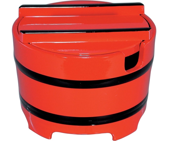 福井クラフト A桶 型ガリ入れ 朱黒ヒモ(大) 15158890 1個（ご注文単位1個）【直送品】