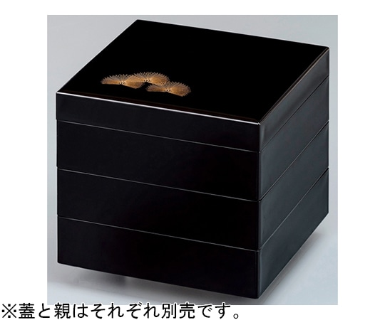 福井クラフト 7寸 宝徳高盛重 黒松笠 蓋のみ 90432000 1個（ご注文単位1個）【直送品】